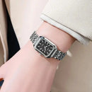 2024 Hot Brand Stainless Steel Strap Watch Women Luxury Gift Quartz Wristwatch Student Fashion Simple Square Quartz Watches - haalish