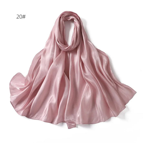 2024 New Design Bonnet Satin Glitter Hijabs Scarf Polyester Head Wrap Turban Femme Musulman De Luxe - haalish