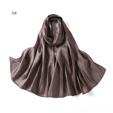 2024 New Design Bonnet Satin Glitter Hijabs Scarf Polyester Head Wrap Turban Femme Musulman De Luxe