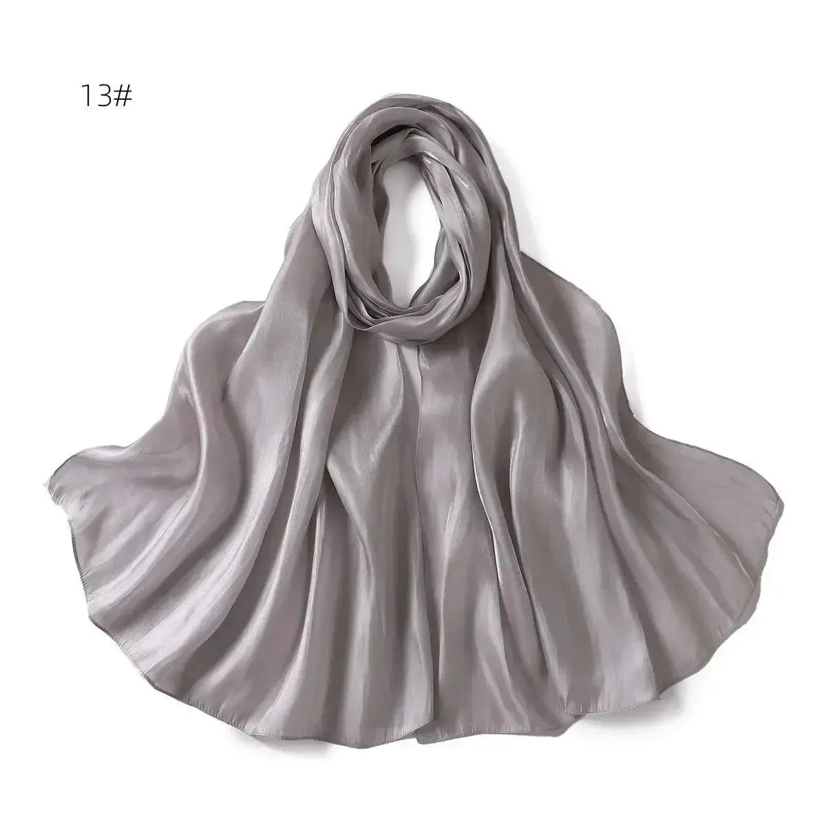 2024 New Design Bonnet Satin Glitter Hijabs Scarf Polyester Head Wrap Turban Femme Musulman De Luxe - haalish