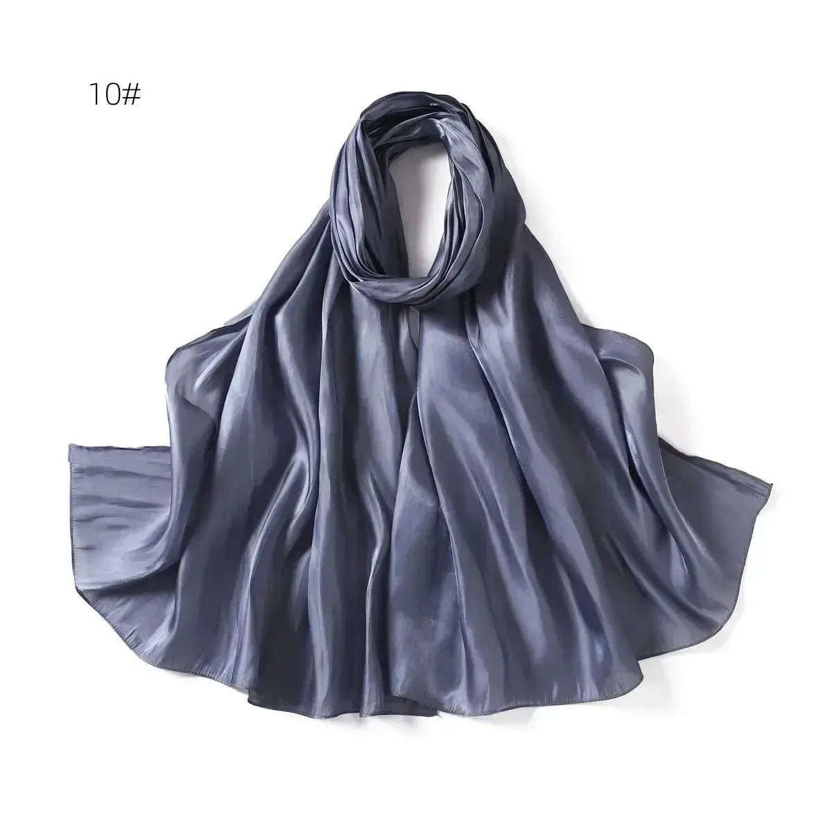 2024 New Design Bonnet Satin Glitter Hijabs Scarf Polyester Head Wrap Turban Femme Musulman De Luxe - haalish