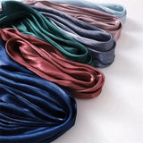 2024 New Design Bonnet Satin Glitter Hijabs Scarf Polyester Head Wrap Turban Femme Musulman De Luxe