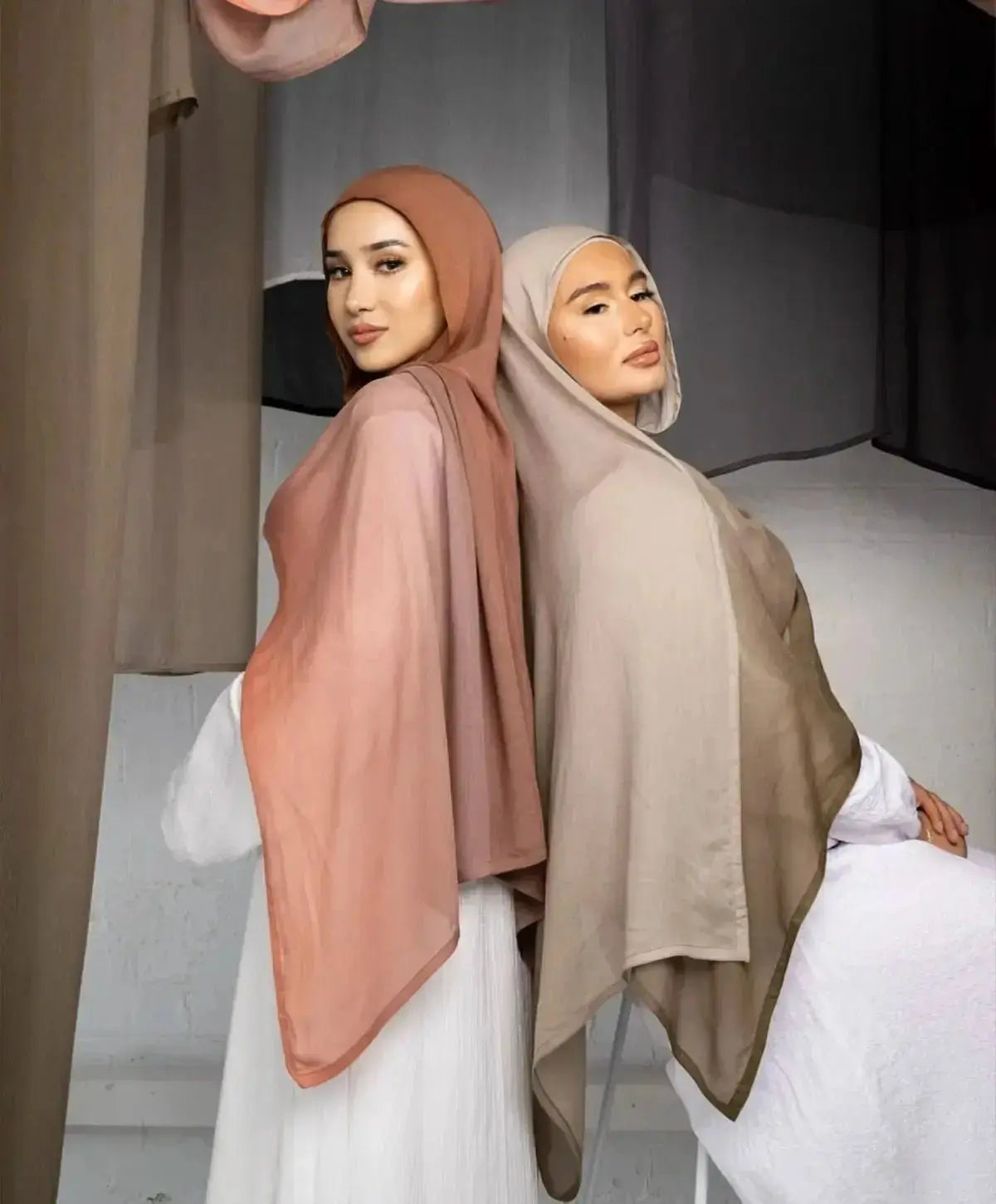 2024 New Design Gradiente Big Size Hijab Scarf High Quality Soft Viscose Shawls Headscarf for Muslim Woman Islamic Long Bandanas