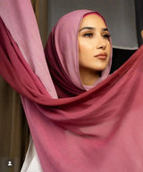 2024 New Design Gradiente Big Size Hijab Scarf High Quality Soft Viscose Shawls Headscarf for Muslim Woman Islamic Long Bandanas