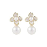 2024 South Korea New Fashion Temperament Pearl Earrings Delicate Simple Versatile Earrings For Women Jewelry