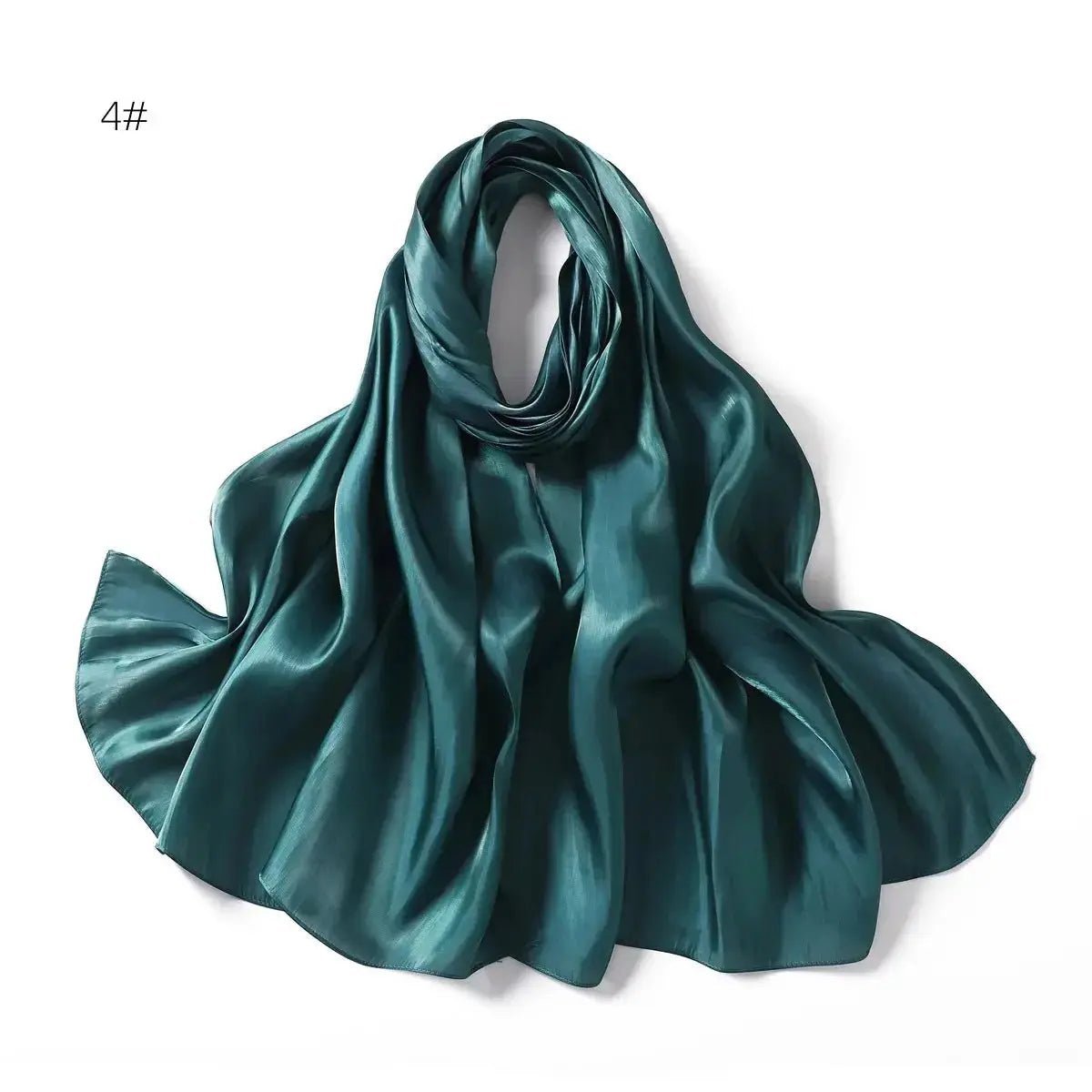 2024 New Design Bonnet Satin Glitter Hijabs Scarf Polyester Head Wrap Turban Femme Musulman De Luxe - haalish