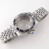 20ATM Dive Case 40mm Fit NH35 NH36 NH34 GMT ETA 2824 PT5000 MIYOTA Watch Case Jubilee Bracelet Sapphire Glass Slide Buckle