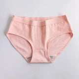 3PCS Panties Sexy Women Underwear Antibacterial Briefs Seamless Cozy Cotton Female Underpants Intimates Low-Rise Lingeries M-XL