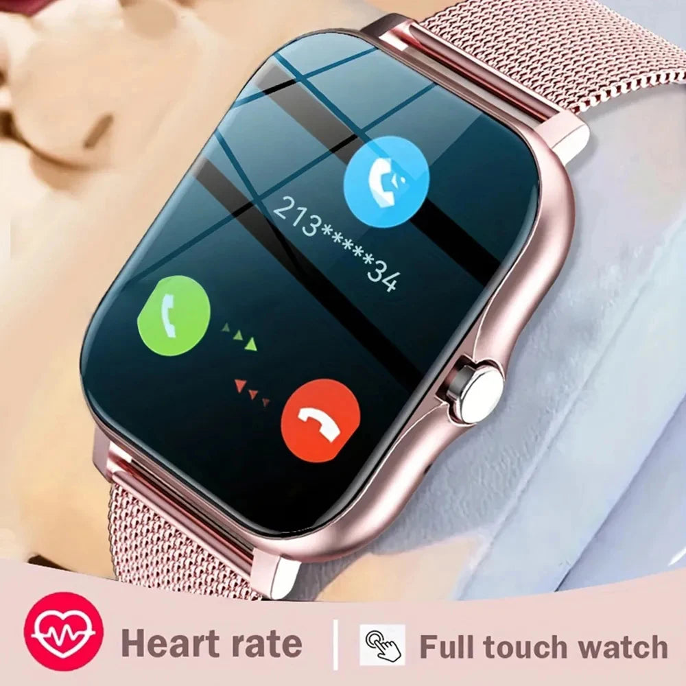2024 New Bluetooth Answer Call SmartWatch Men Touch Call Fitness Tracker Waterproof Health testing Smartwatch Women blood oxygen