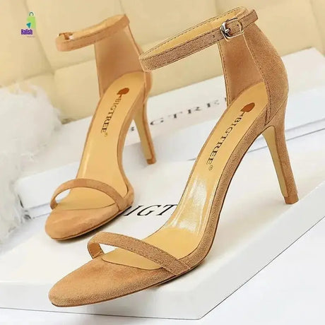 BIGTREE Summer Women's High Heel Sandals stylish high heels