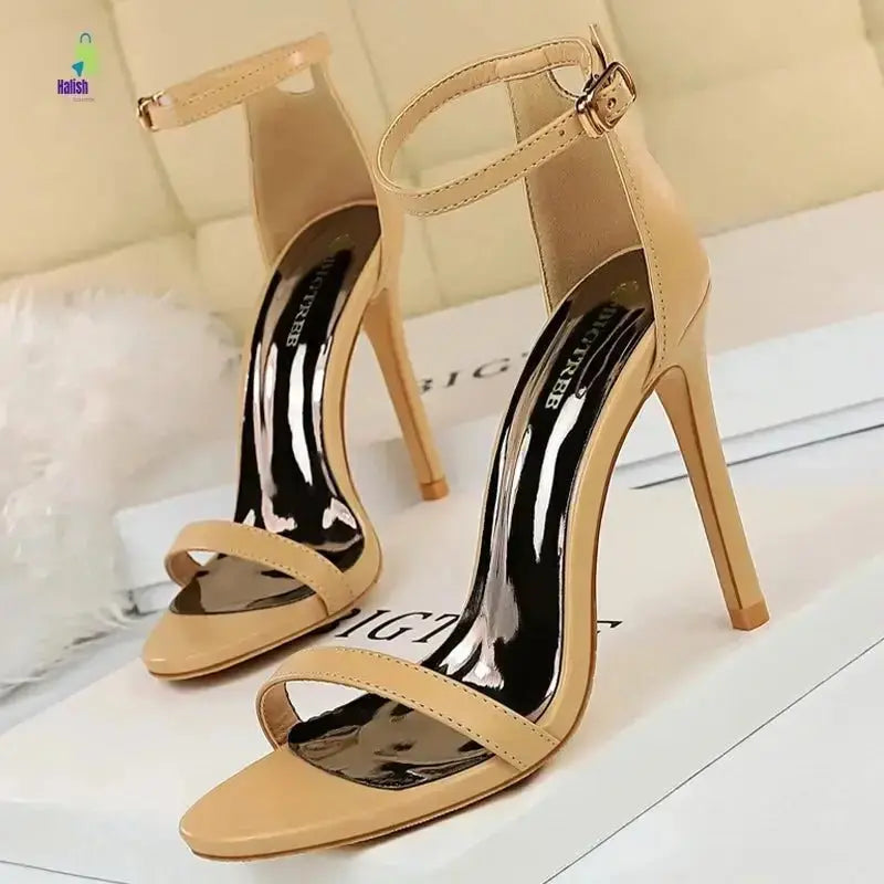 BIGTREE Summer Women's High Heel Sandals stylish high heels