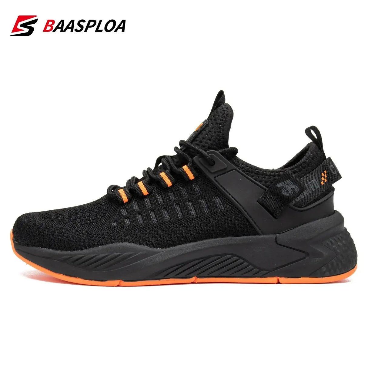 Baasploa Men Running Shoes 2024 Casual Lightweight Breathable Mesh Lace-Up Sneakers Male Outdoor Non-Slip Sports Tennis Shoes