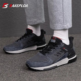 Baasploa Men's Walking Shoes New Casual Breathable Lace-up Sports Shoes Male Outdoor Fashion Non-Slip Wear-Resistant Sneakers