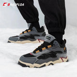 Baasploa Winter Men Shoes Fashion Plush Warm Waterproof Leather Sports Shoes Male Casual Outdoor Non-Slip Lace up Walking Shoes