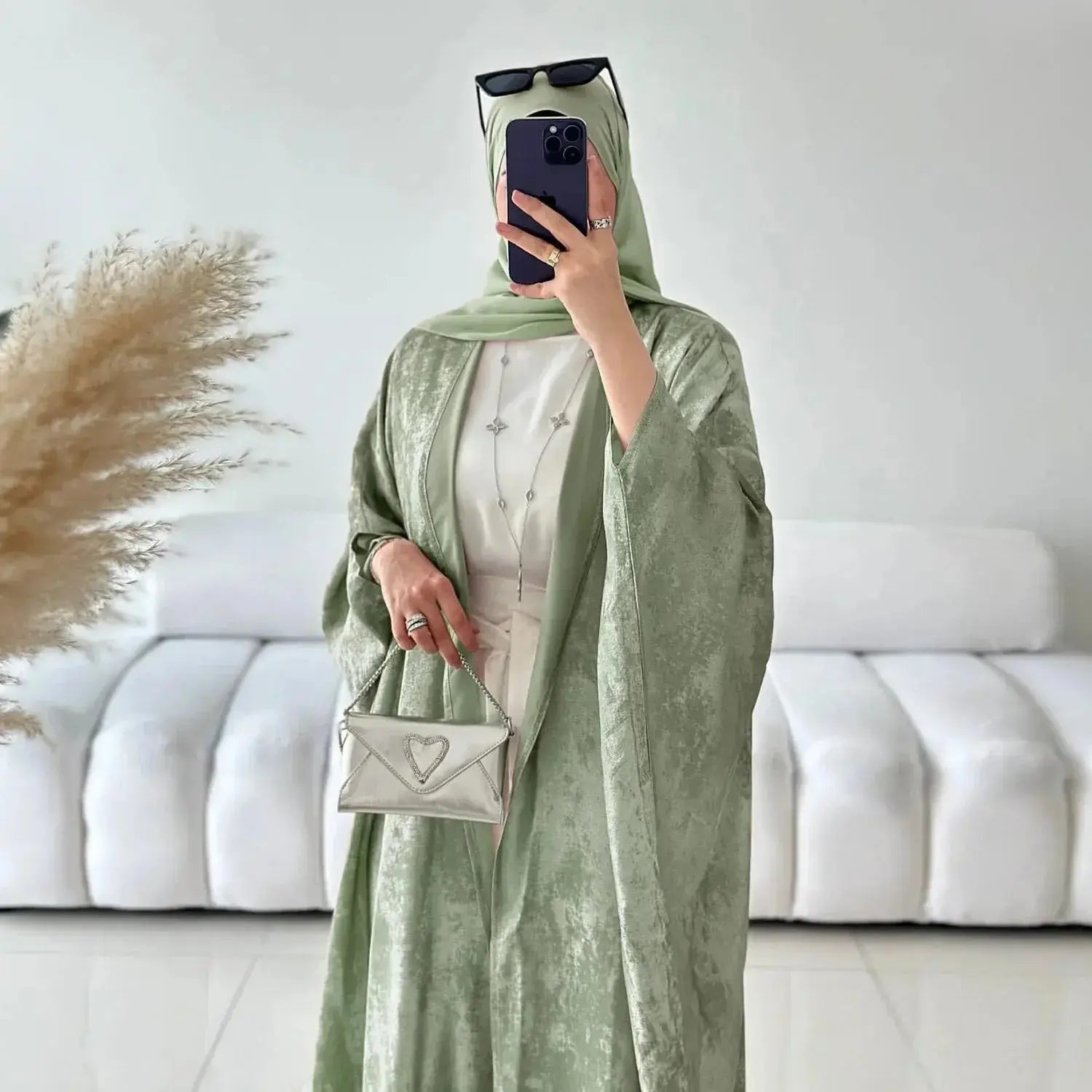 Light Green abaya / XXL