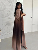 Eid Muslim Abaya Women Cardigan Jalabiya Morocco Party Dresses Dubai Sparkling Abayas Kaftan Vestidos Arab Long Robe 2024 - haalish