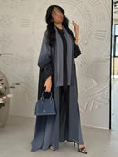 Eid Muslim Abaya Women Cardigan Jalabiya Morocco Party Dresses Dubai Sparkling Abayas Kaftan Vestidos Arab Long Robe 2024 - haalish