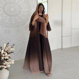 Eid Muslim Abaya Women Cardigan Jalabiya Morocco Party Dresses Dubai Sparkling Abayas Kaftan Vestidos Arab Long Robe 2024