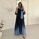 Eid Muslim Abaya Women Cardigan Jalabiya Morocco Party Dresses Dubai Sparkling Abayas Kaftan Vestidos Arab Long Robe 2024 - haalish