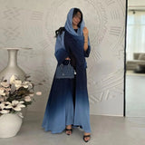 Eid Muslim Abaya Women Cardigan Jalabiya Morocco Party Dresses Dubai Sparkling Abayas Kaftan Vestidos Arab Long Robe 2024