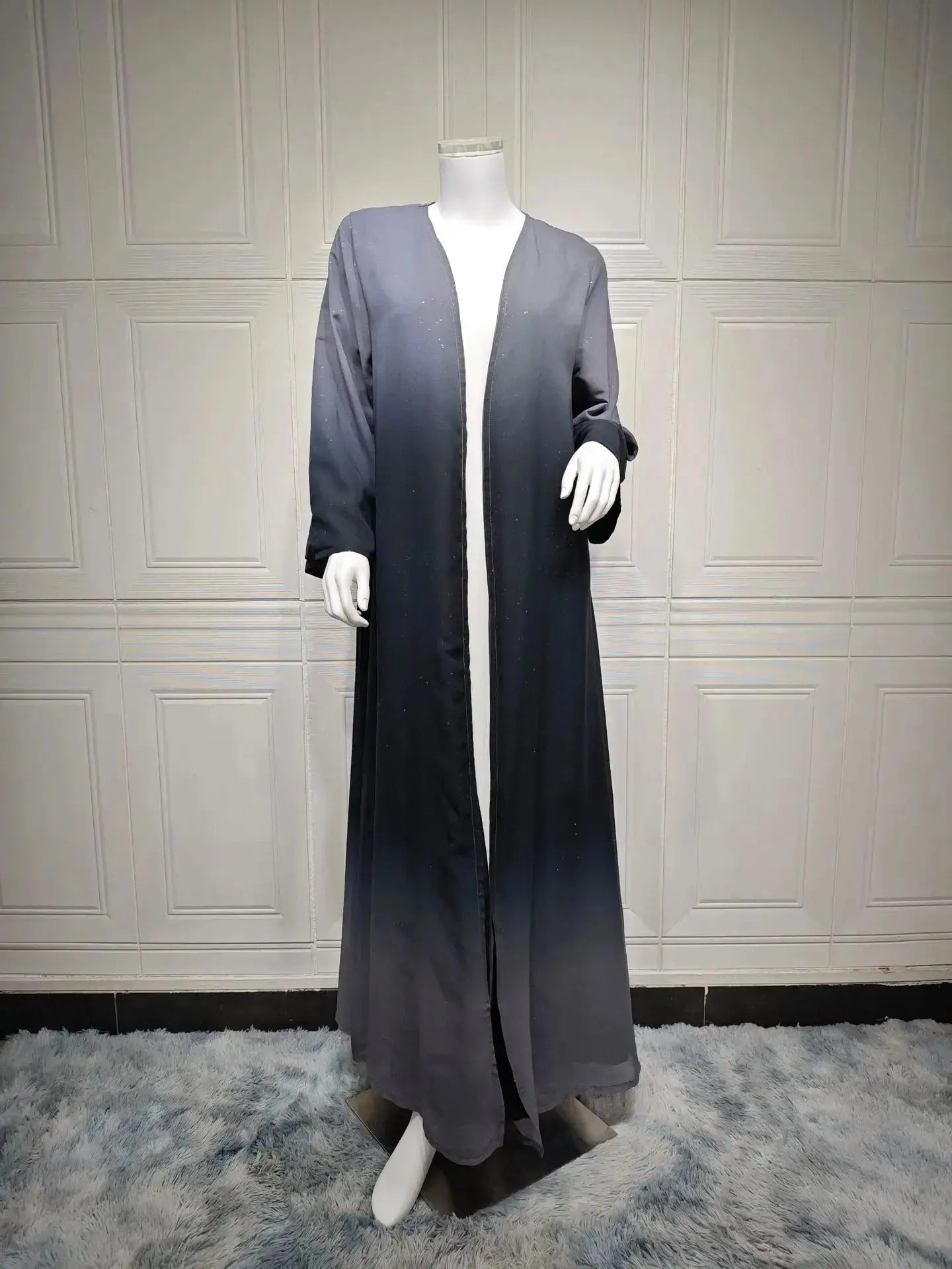 Eid Muslim Abaya Women Cardigan Jalabiya Morocco Party Dresses Dubai Sparkling Abayas Kaftan Vestidos Arab Long Robe 2024 - haalish