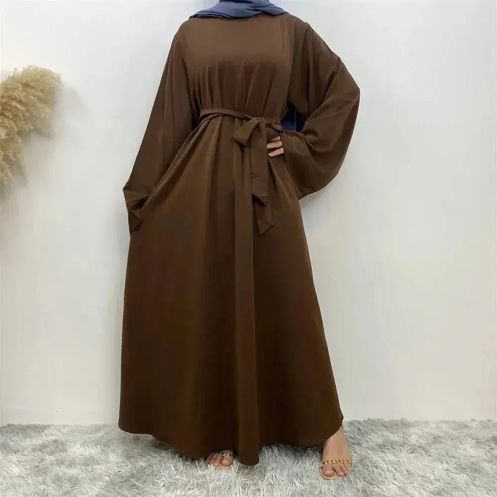 Elegant Muslim Fashion Abaya Dresses - haalish