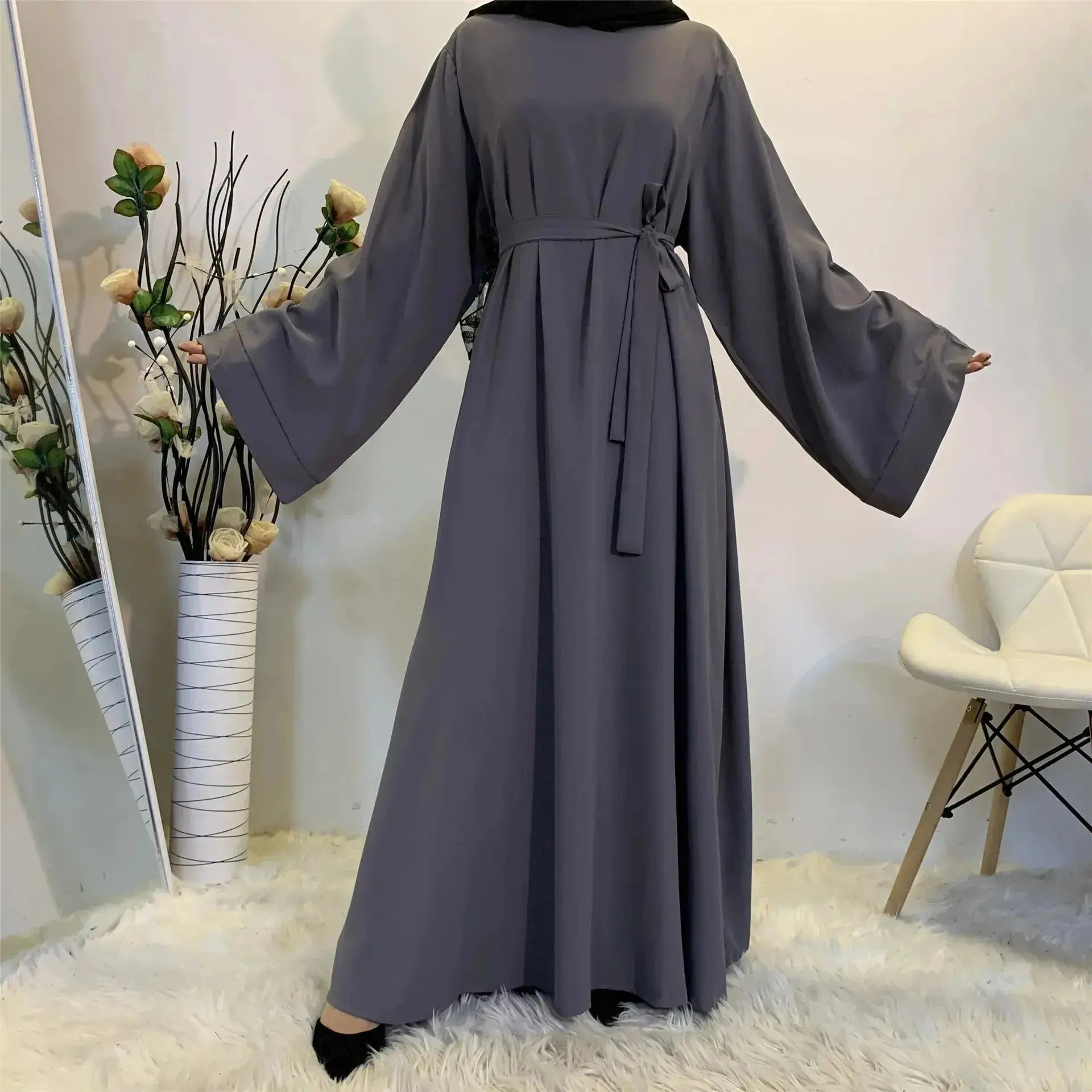 Elegant Muslim Fashion Abaya Dresses - haalish