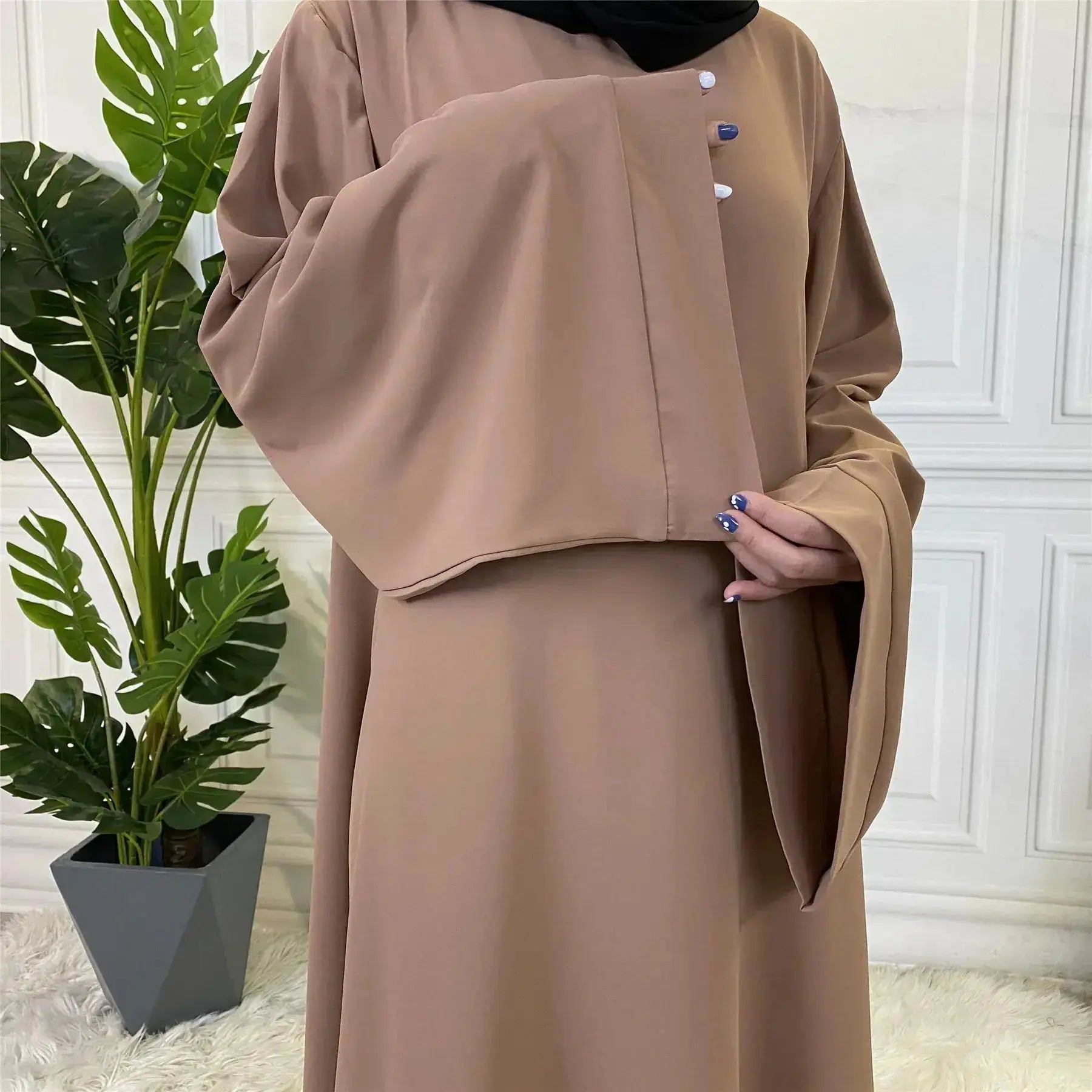 Elegant Muslim Fashion Abaya Dresses - haalish