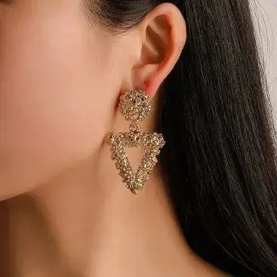 Fashion Statement clip on Earrings 2019 Big Geometric earrings For Women non pierced Earing modern Jewelry