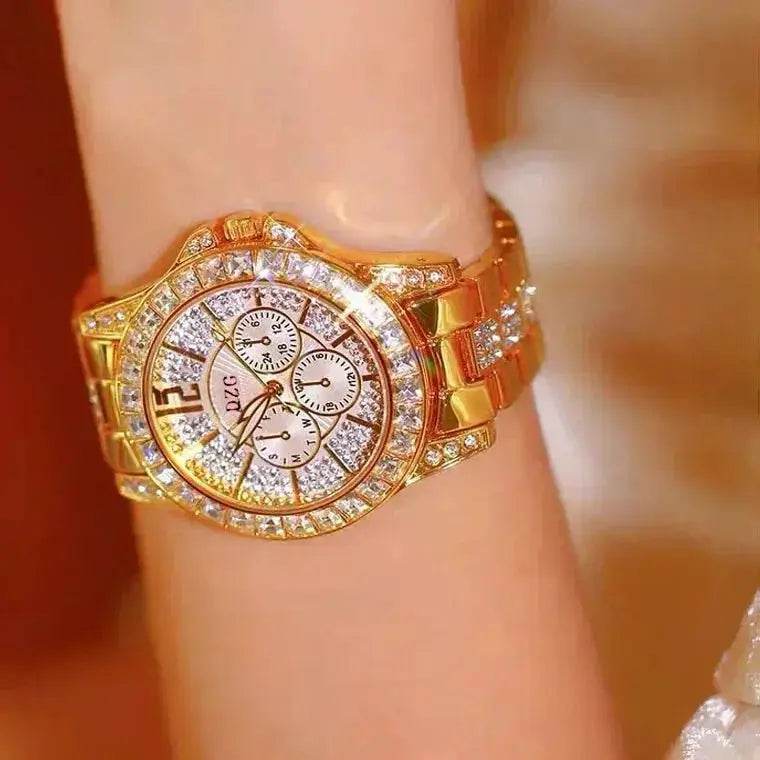 Fashion Women Watch with Diamond Watch Ladies Top Luxury Brand Ladies Casual Women's Bracelet Crystal Watches Relogio Feminino