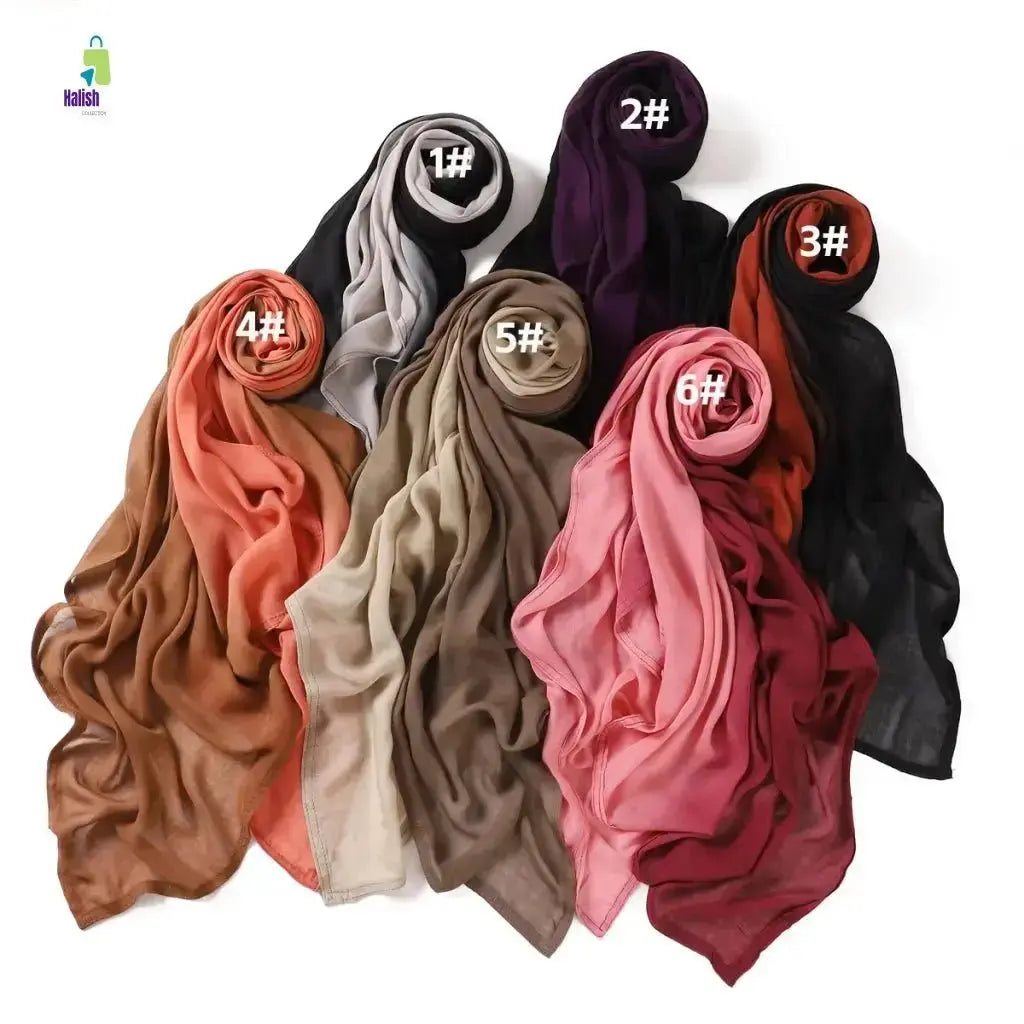 High Quality Viscose Hijab Scarf - haalish