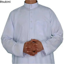 Islamic Clothing Men Length Long Sleeve Loose Muslim Men Saudi Arabia Pakistan Kurta Muslim Costumes Muslim Dress Kaftan Thobe - haalish