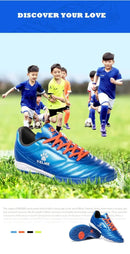 KELME Kids Soccer Shoes Authentic Cleats Football Shoes Match Training For Boys And Girls Breathable Outdoor Shoes 873701 - haalish