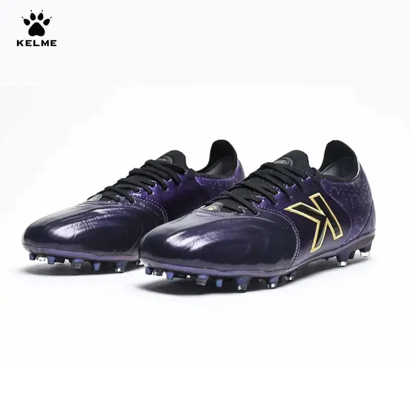 KELME MG Soccer Shoes Professional Sports Competition Kangaroo Leather Football Shoes 1.5 Holy Grail Collection Slip Resist - haalish