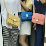 Luxury Designer Tofu Bags Square Bag One Shoulder Crossbody Bag Fashion Commuter Bag Top Quality Genuine Leather Women's Bag