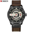 Luxury Watch Brand CURREN Men Military Sports Watches Men's Quartz Date Clock Man Casual Leather Wrist Watch Relogio Masculino - haalish