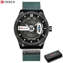 Luxury Watch Brand CURREN Men Military Sports Watches Men's Quartz Date Clock Man Casual Leather Wrist Watch Relogio Masculino - haalish