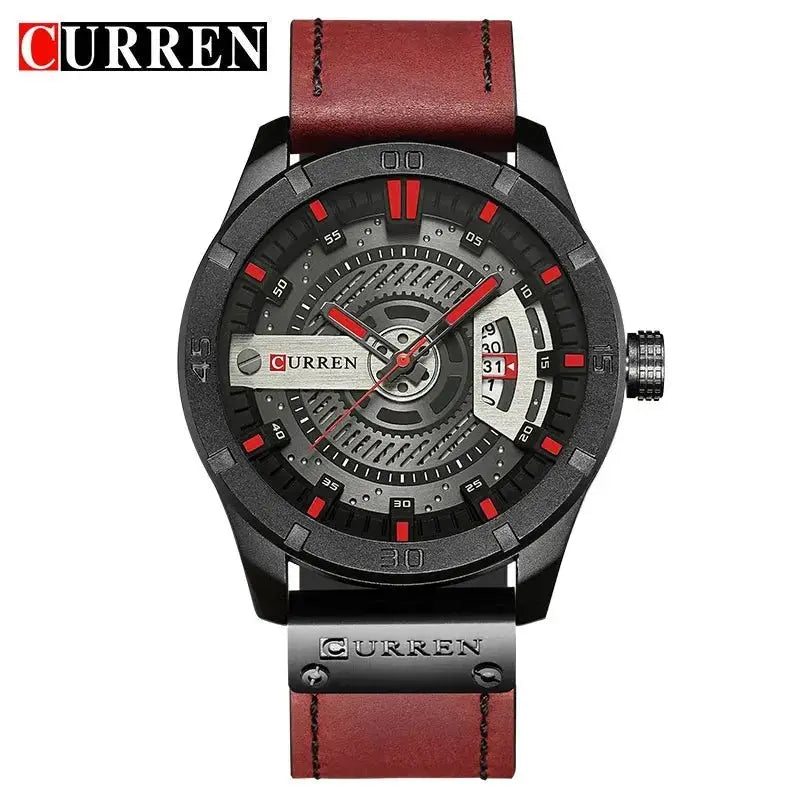 Luxury Watch Brand CURREN Men Military Sports Watches Men's Quartz Date Clock Man Casual Leather Wrist Watch Relogio Masculino