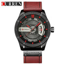 Luxury Watch Brand CURREN Men Military Sports Watches Men's Quartz Date Clock Man Casual Leather Wrist Watch Relogio Masculino - haalish