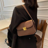 MOODS Retro Shoulder Bags For Women 2023 New Designer Bag Luxury Crossbody Bag Dual Straps Messenger Bag Quality Mini Briefcase