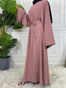 Modest Abaya Ramadan Musulman De Mode Maxi Robe Turkey Kaftan Islamic Clothing Muslim For Women Hijab Dress Caftan Vestidos - haalish