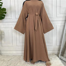 Modest Abaya Ramadan Musulman De Mode Maxi Robe Turkey Kaftan Islamic Clothing Muslim For Women Hijab Dress Caftan Vestidos - haalish