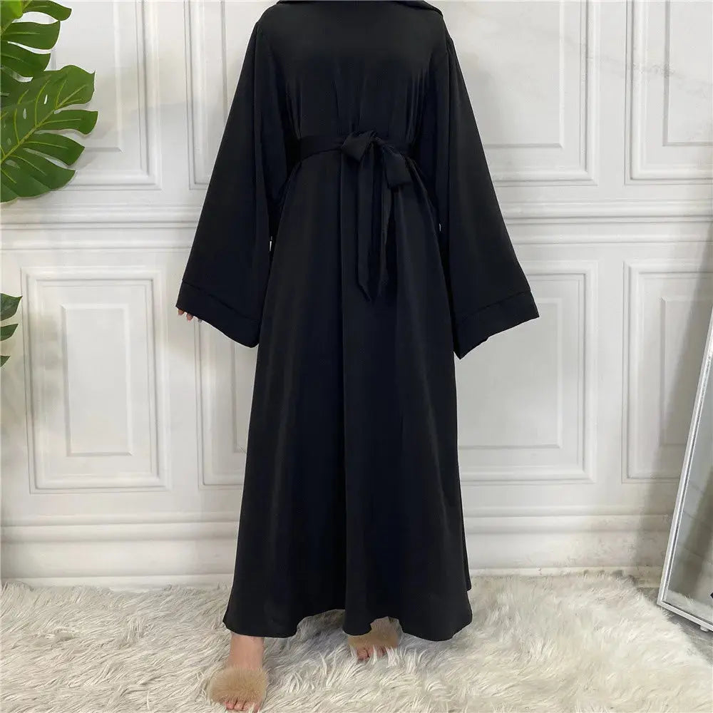 Modest Abaya Ramadan Musulman De Mode Maxi Robe Turkey Kaftan Islamic Clothing Muslim For Women Hijab Dress Caftan Vestidos - haalish