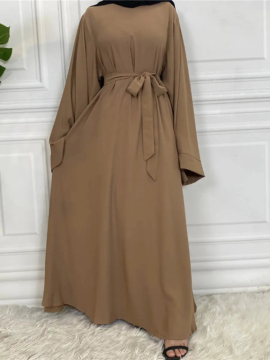 Modest Abaya Ramadan Musulman De Mode Maxi Robe Turkey Kaftan Islamic Clothing Muslim For Women Hijab Dress Caftan Vestidos - haalish