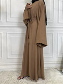 Modest Abaya Ramadan Musulman De Mode Maxi Robe Turkey Kaftan Islamic Clothing Muslim For Women Hijab Dress Caftan Vestidos - haalish