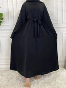 Modest Abaya Ramadan Musulman De Mode Maxi Robe Turkey Kaftan Islamic Clothing Muslim For Women Hijab Dress Caftan Vestidos - haalish