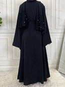 Modest Abaya Ramadan Musulman De Mode Maxi Robe Turkey Kaftan Islamic Clothing Muslim For Women Hijab Dress Caftan Vestidos - haalish