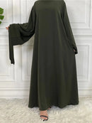 Modest Abaya Ramadan Musulman De Mode Maxi Robe Turkey Kaftan Islamic Clothing Muslim For Women Hijab Dress Caftan Vestidos - haalish