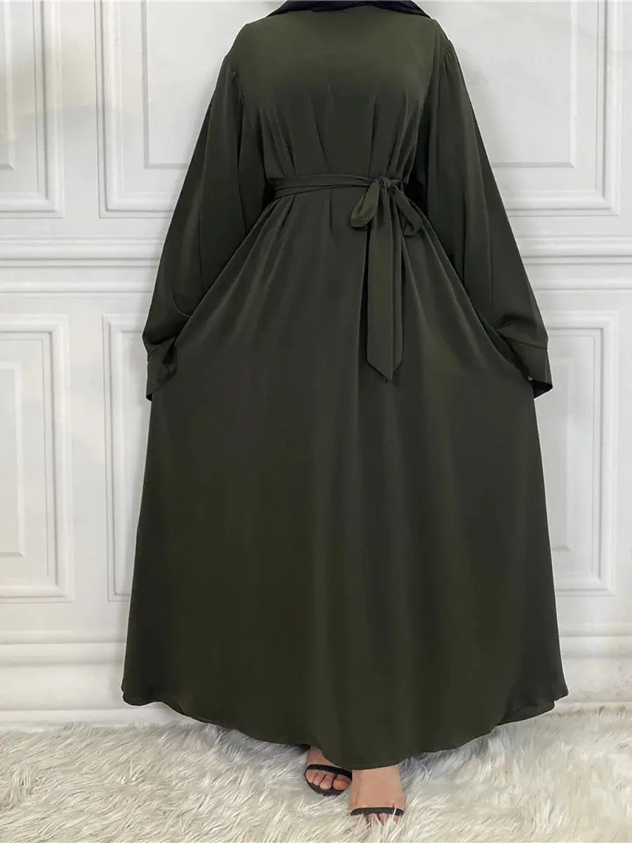 Modest Abaya Ramadan Musulman De Mode Maxi Robe Turkey Kaftan Islamic Clothing Muslim For Women Hijab Dress Caftan Vestidos - haalish