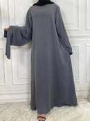 Modest Abaya Ramadan Musulman De Mode Maxi Robe Turkey Kaftan Islamic Clothing Muslim For Women Hijab Dress Caftan Vestidos - haalish